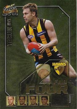 2011 Select AFL Champions - Fab Four Gold #FFG33 Sam Mitchell Front